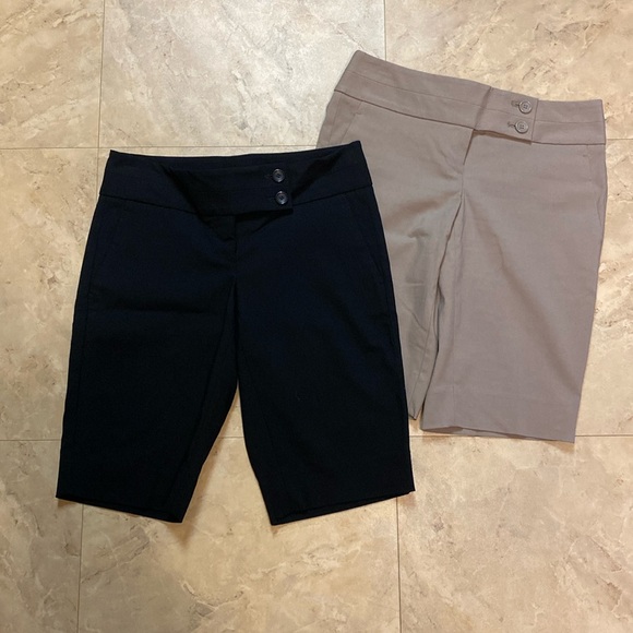 The Limited Pants - 2 Pair BUNDLE! The Limited Exact Stretch Dressy Shorts